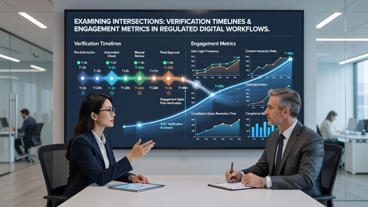 Grafik zu Engagement-Trends nach Verifizierungsdauer in digitalen Wettumgebungen